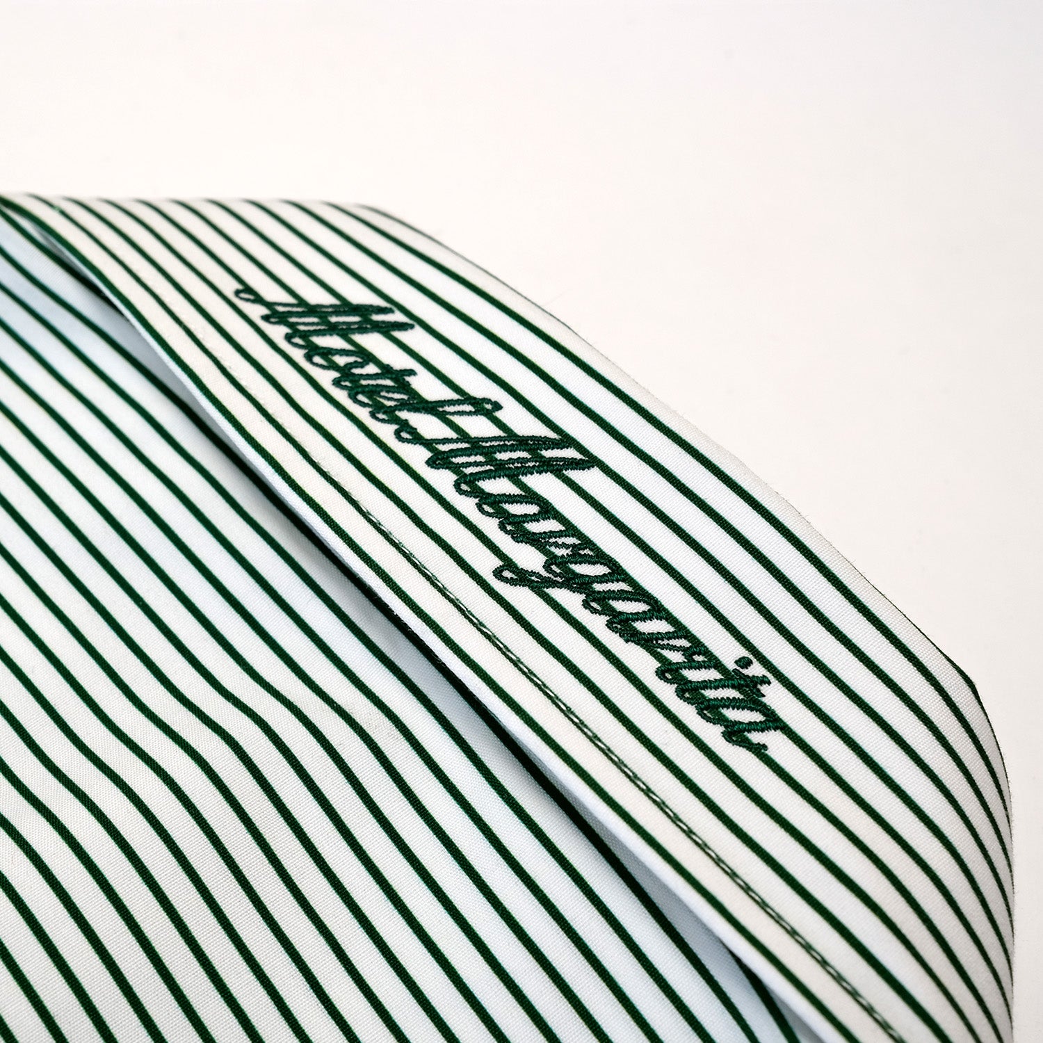 Newport L/S Button Up - Forest/White Stripe