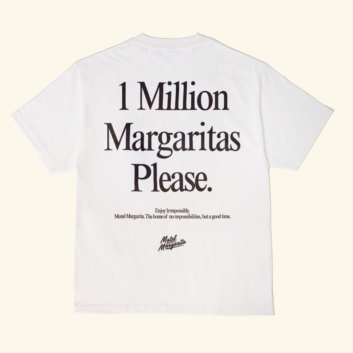1 Million Tee - White