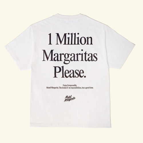 1 Million Tee - White