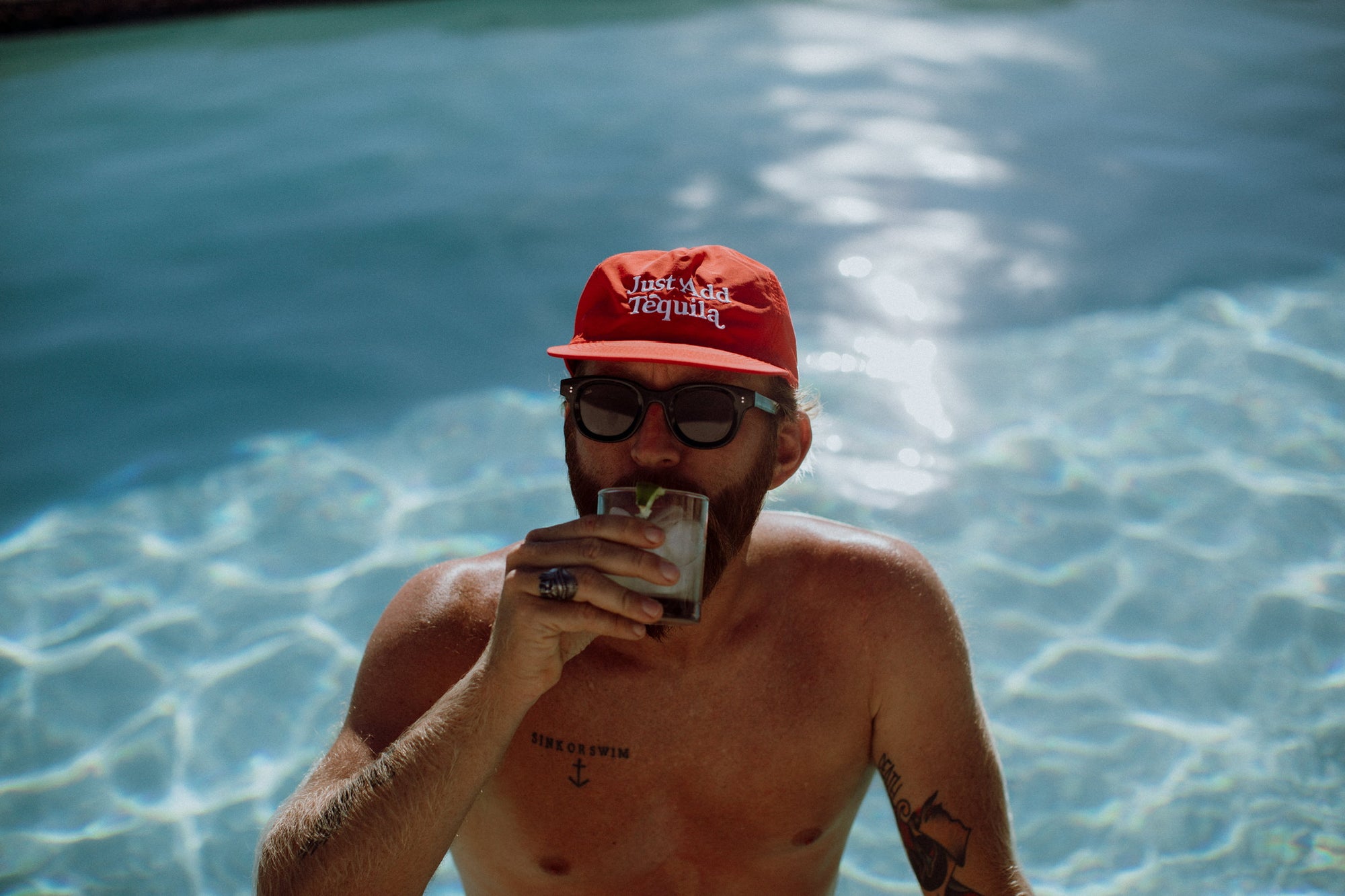 Just Add Tequila Snapback - Red
