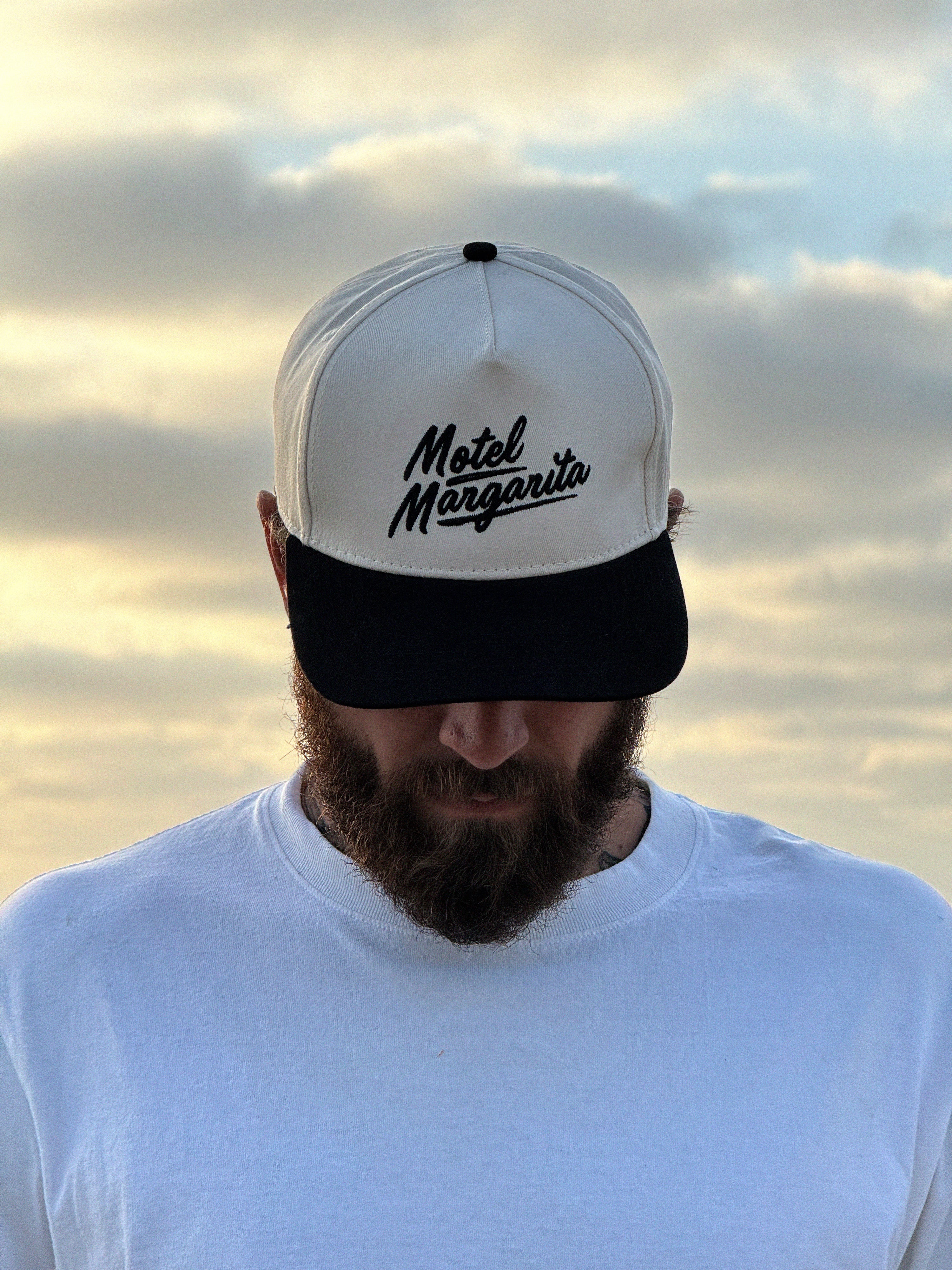 Logo Hat - Bone & Black