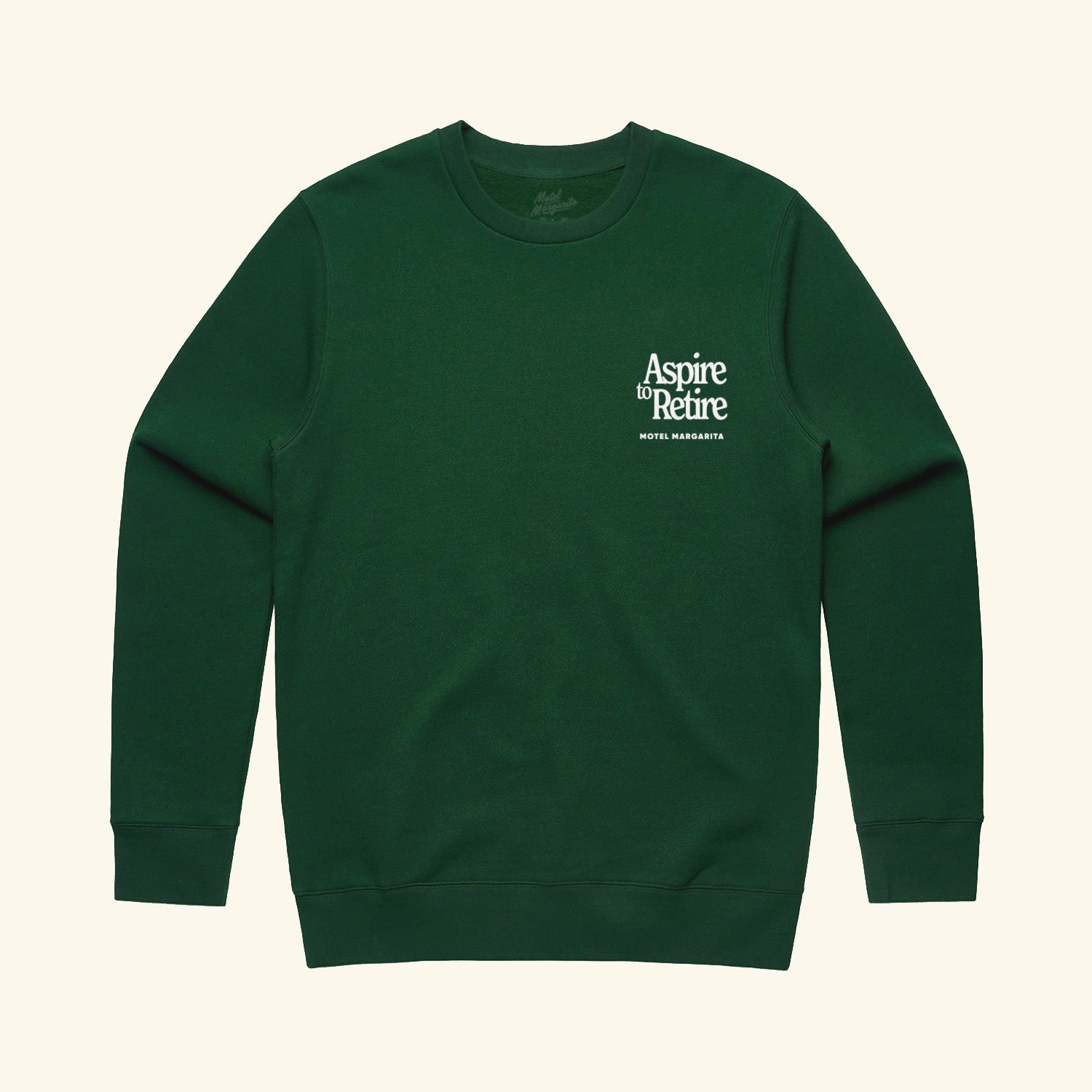 Aspire to Retire - Crewneck Sweater Forest