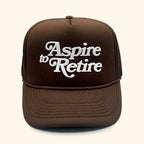 Aspire to Retire - Script Trucker Espresso
