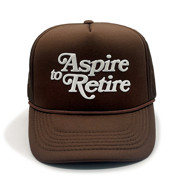 Aspire to Retire - Script Trucker Espresso