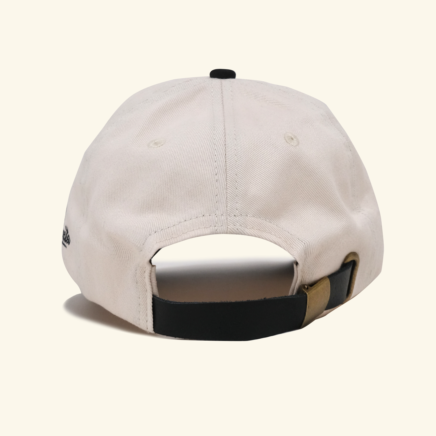 Avalon Dad Hat - Bone/Black