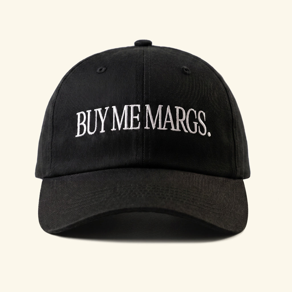 Buy Me Margs Dad Hat - Black