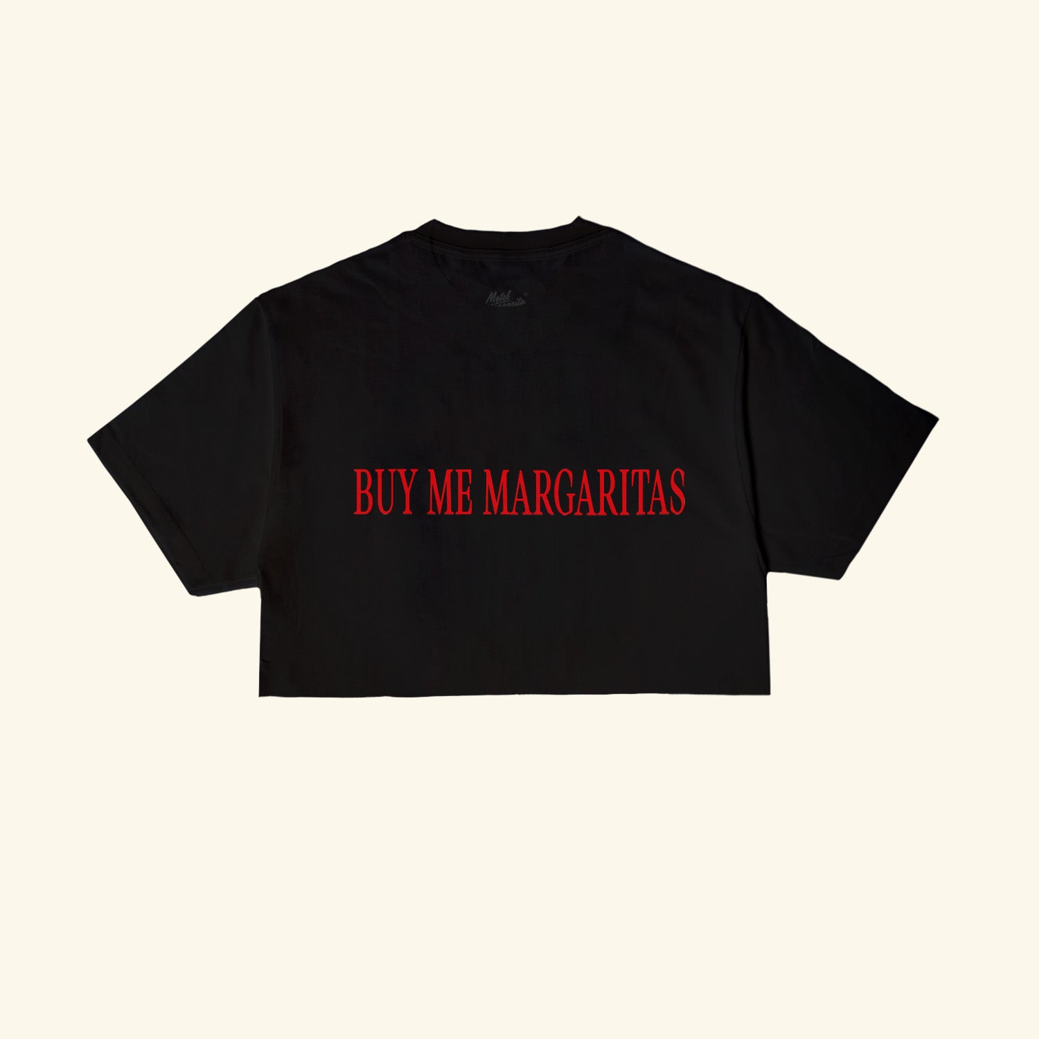 Buy Me Margs Crop - Black