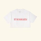 Buy Me Margs Crop - White