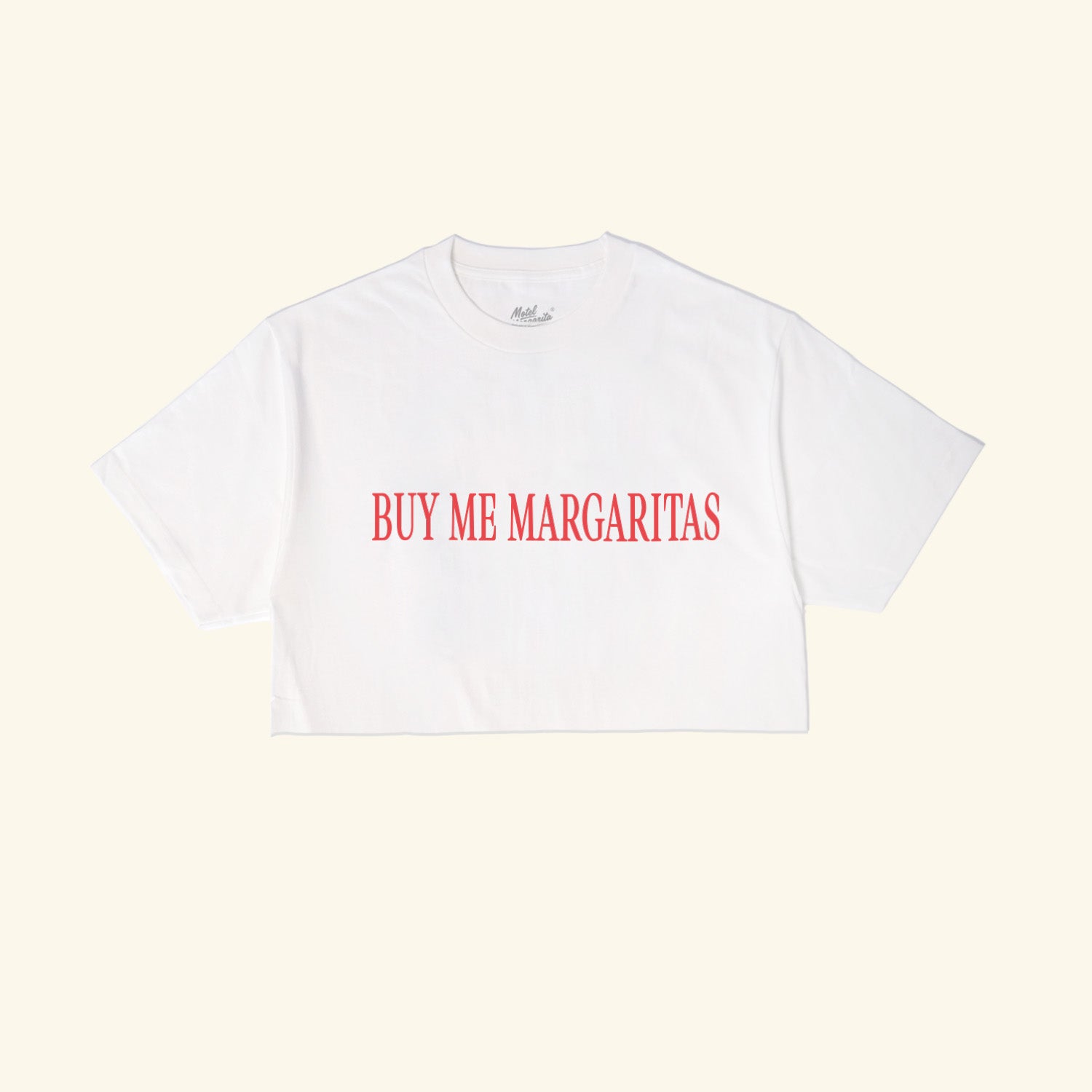 Buy Me Margs Crop - White