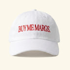 Buy Me Margs Dad Hat - White