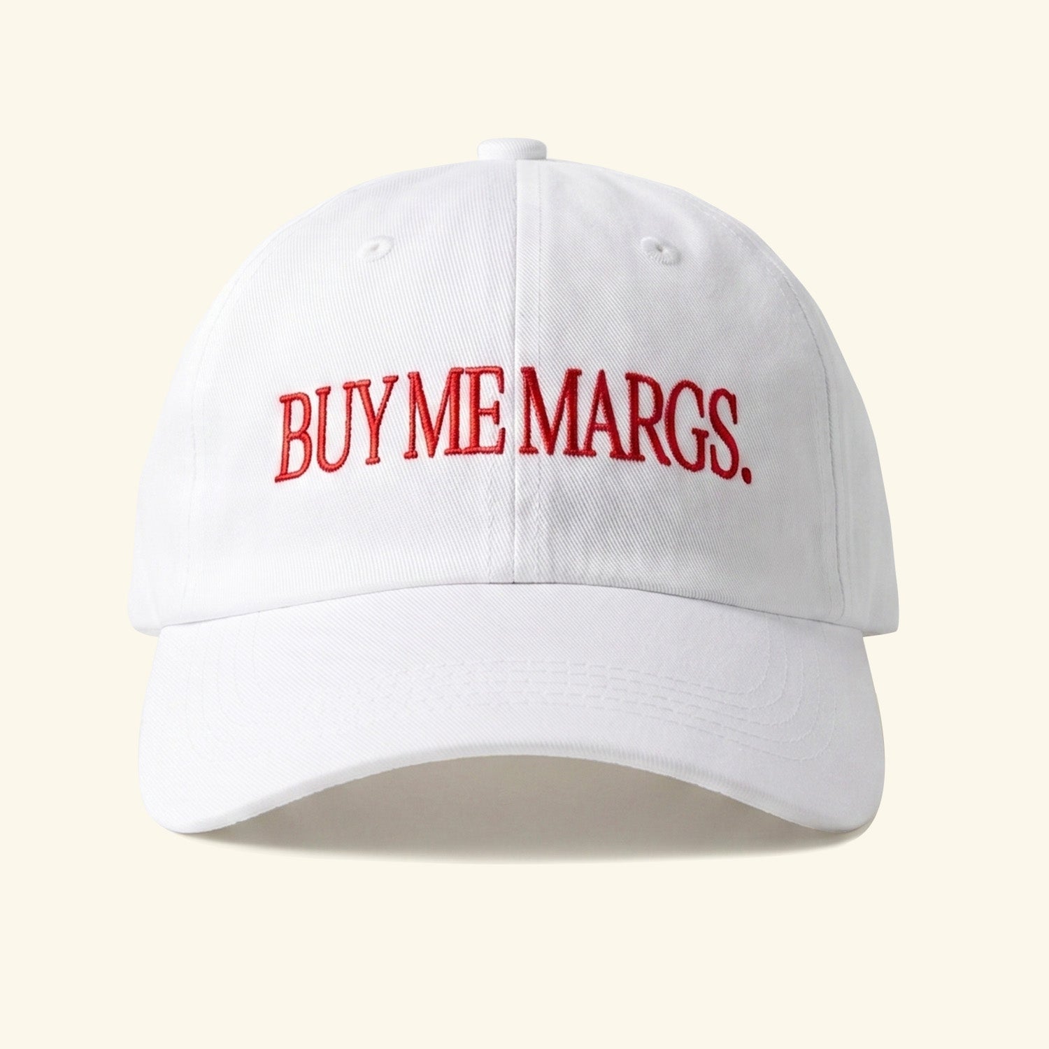 Buy Me Margs Dad Hat - White