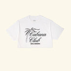 Cabana Club Crop - White