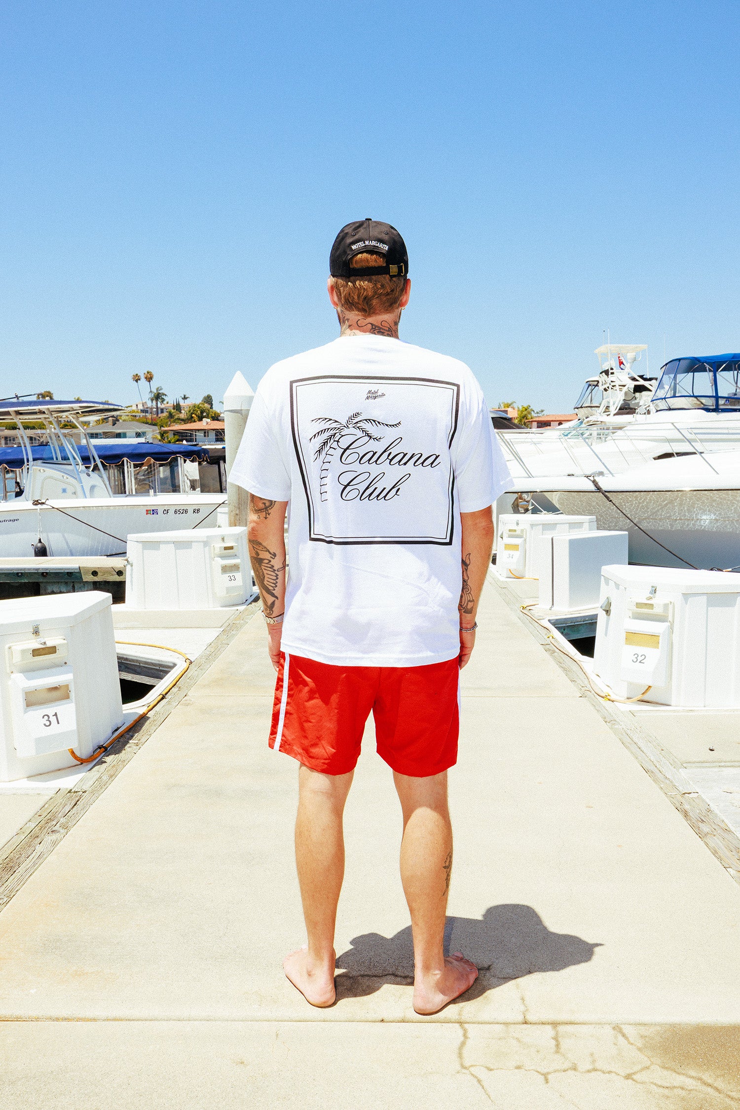 Cabana Club Tee - White