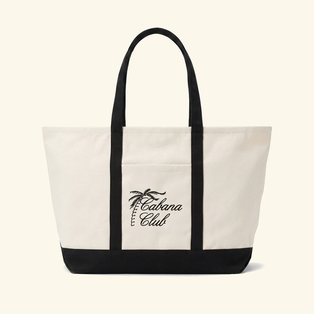 Cabana Club Tote - Natural/Black