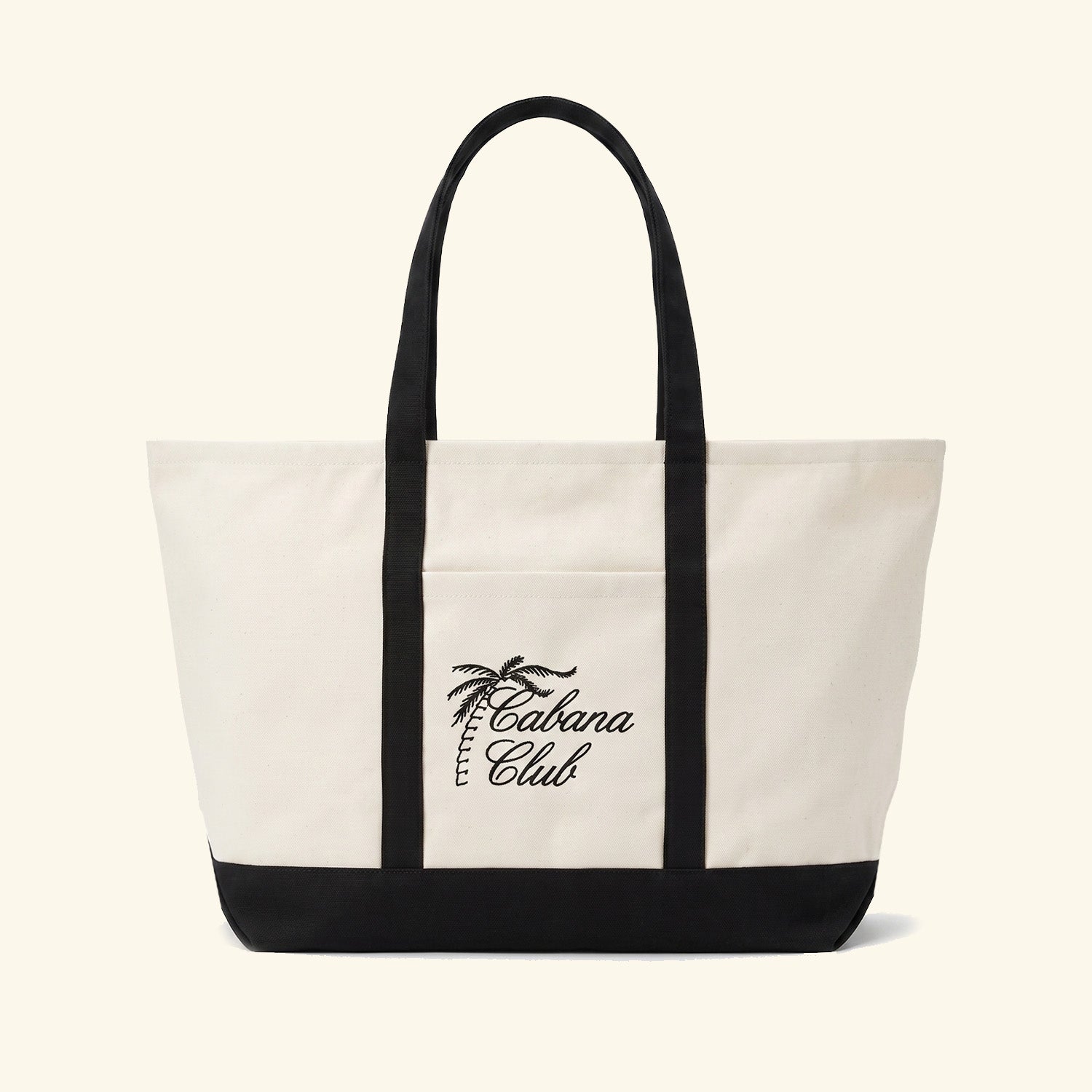 Cabana Club Tote - Natural/Black