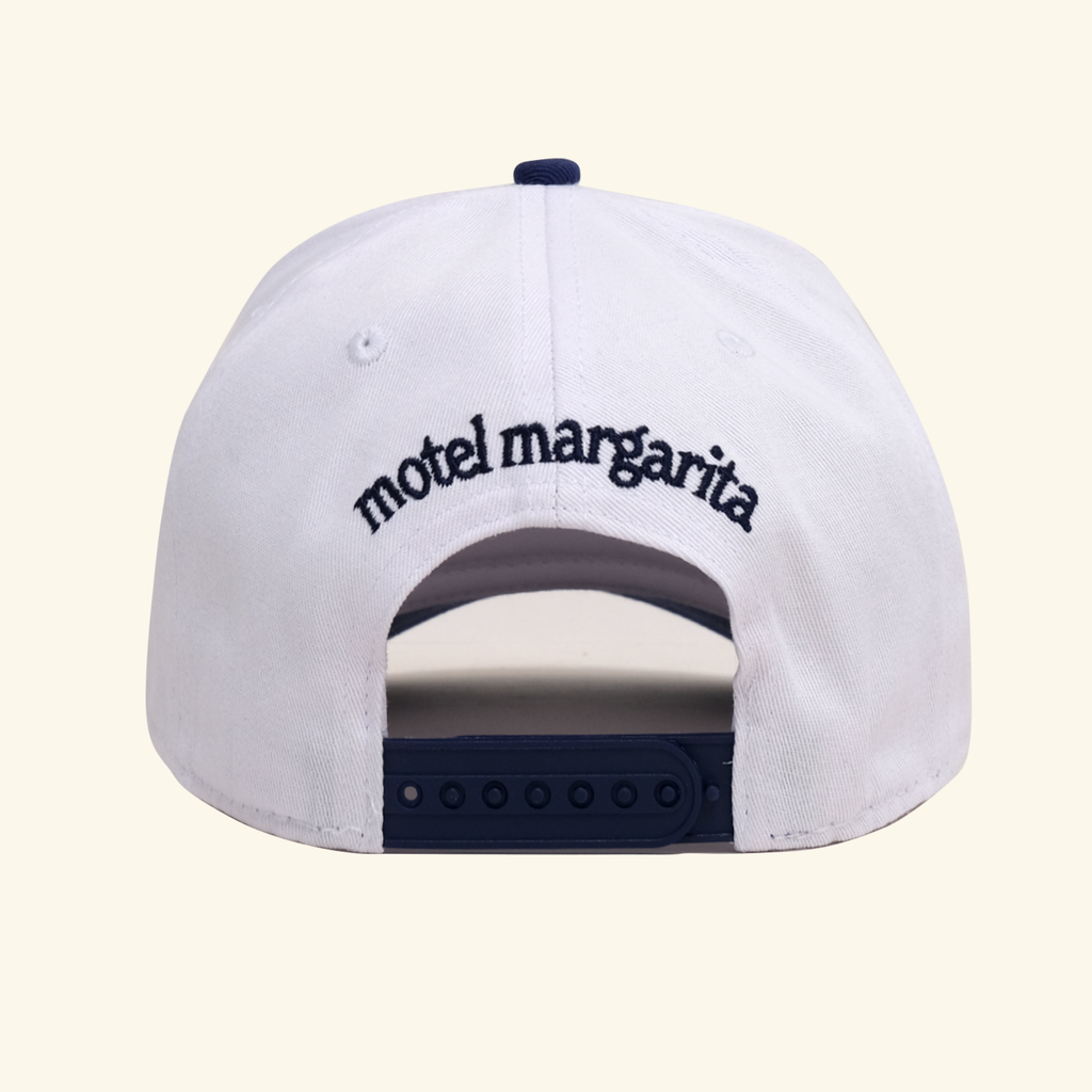 Crest Snapback - White/Navy