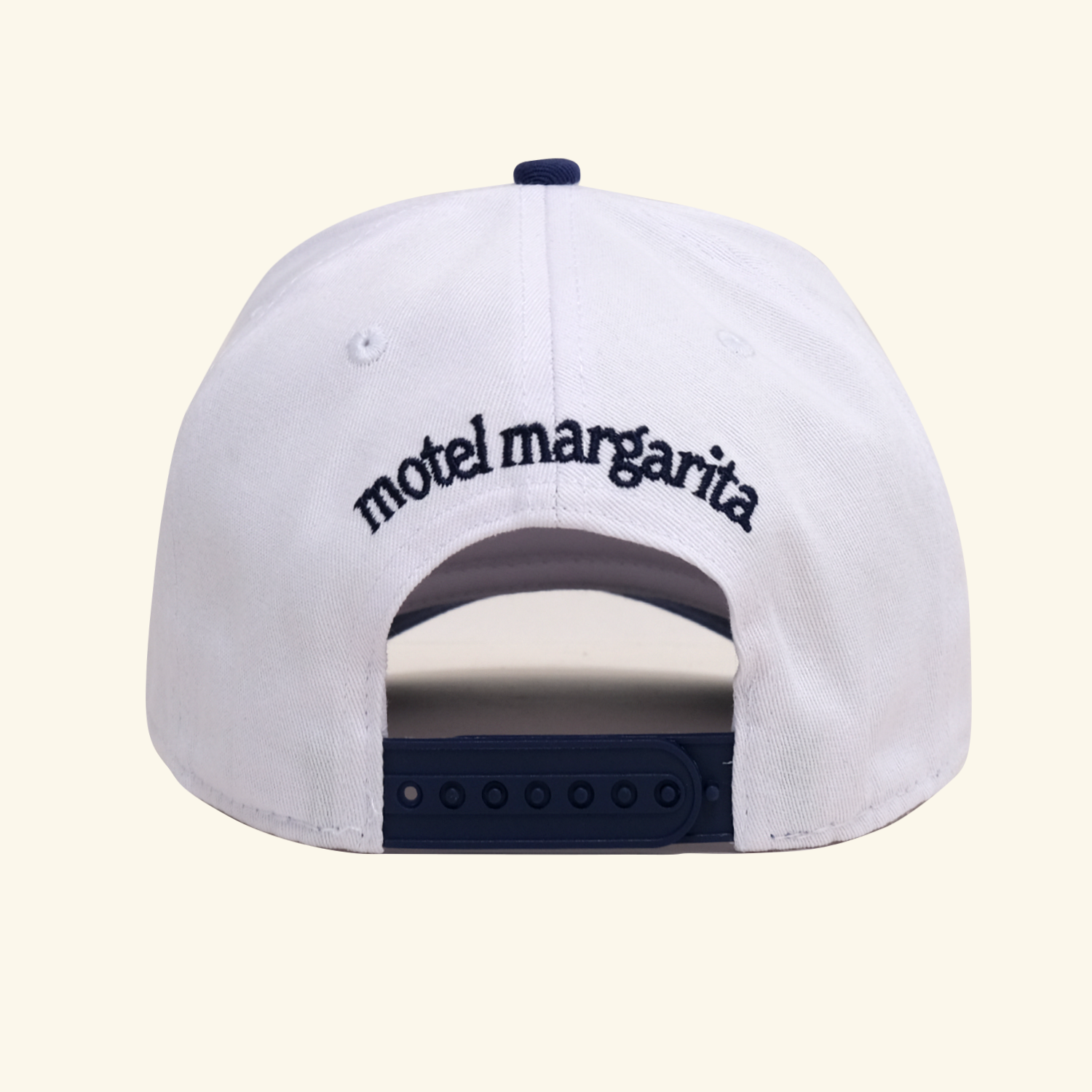 Crest Snapback - White/Navy