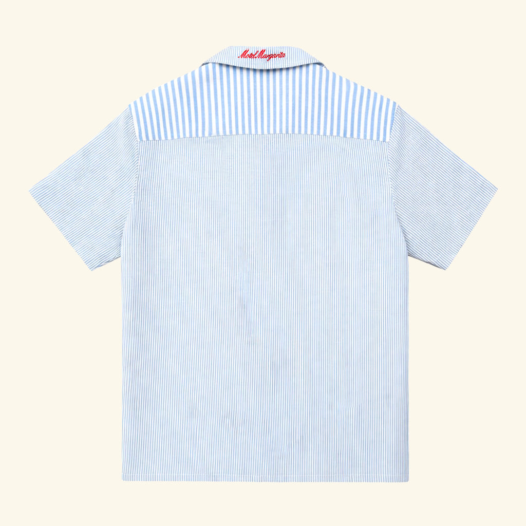 Del Mar Button Up - Blue/White