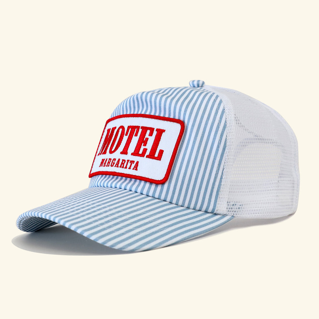 Motel Trucker - Denim / White