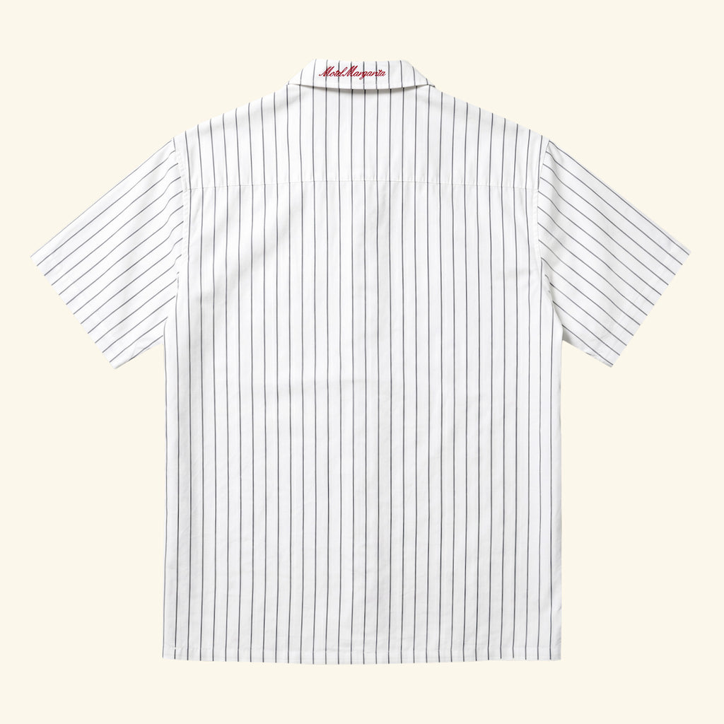 Descanso S/S Zip Up - White/Black