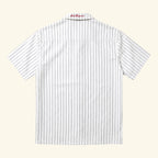 Descanso S/S Zip Up - White/Black