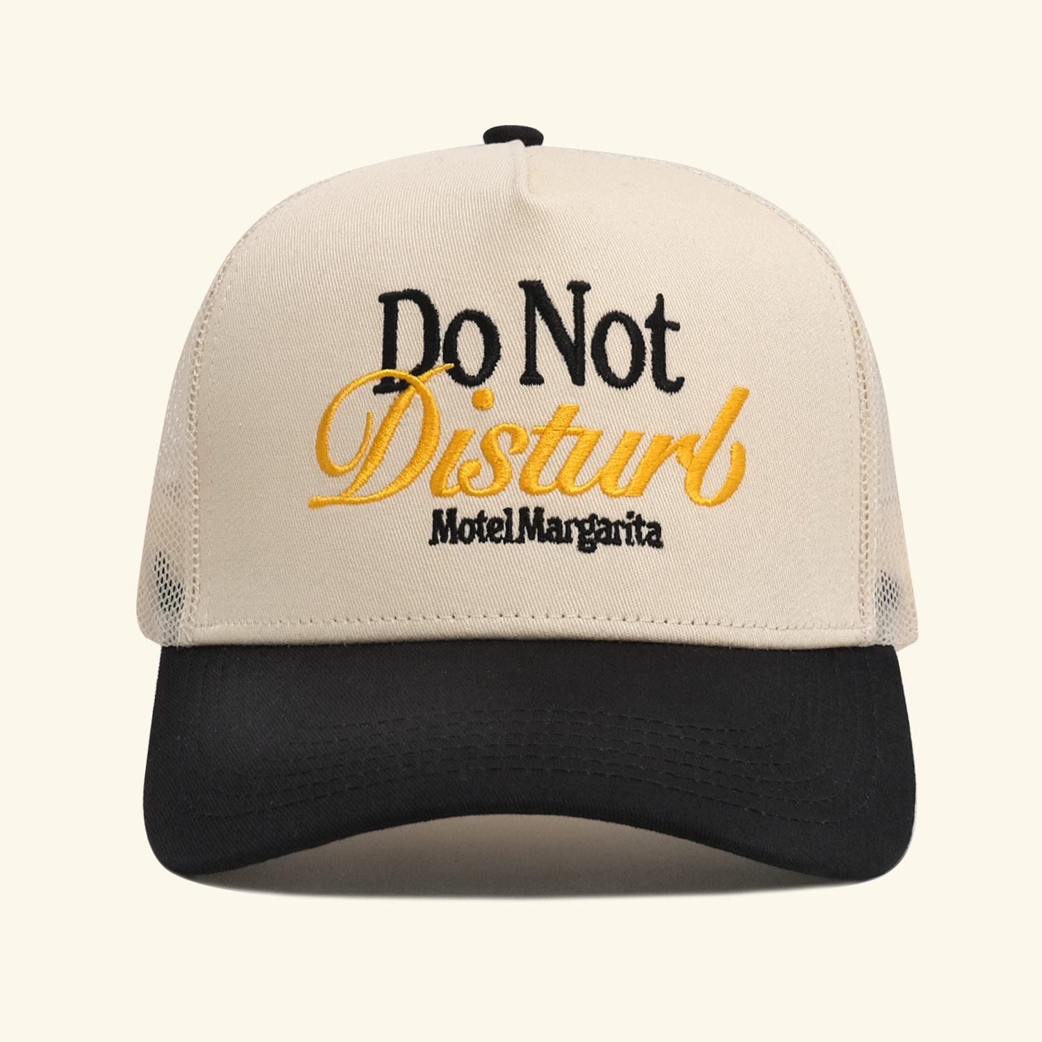 Do Not Disturb Trucker - Bone/Black