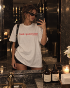 Drunk Cigs Don't Count Tee - White