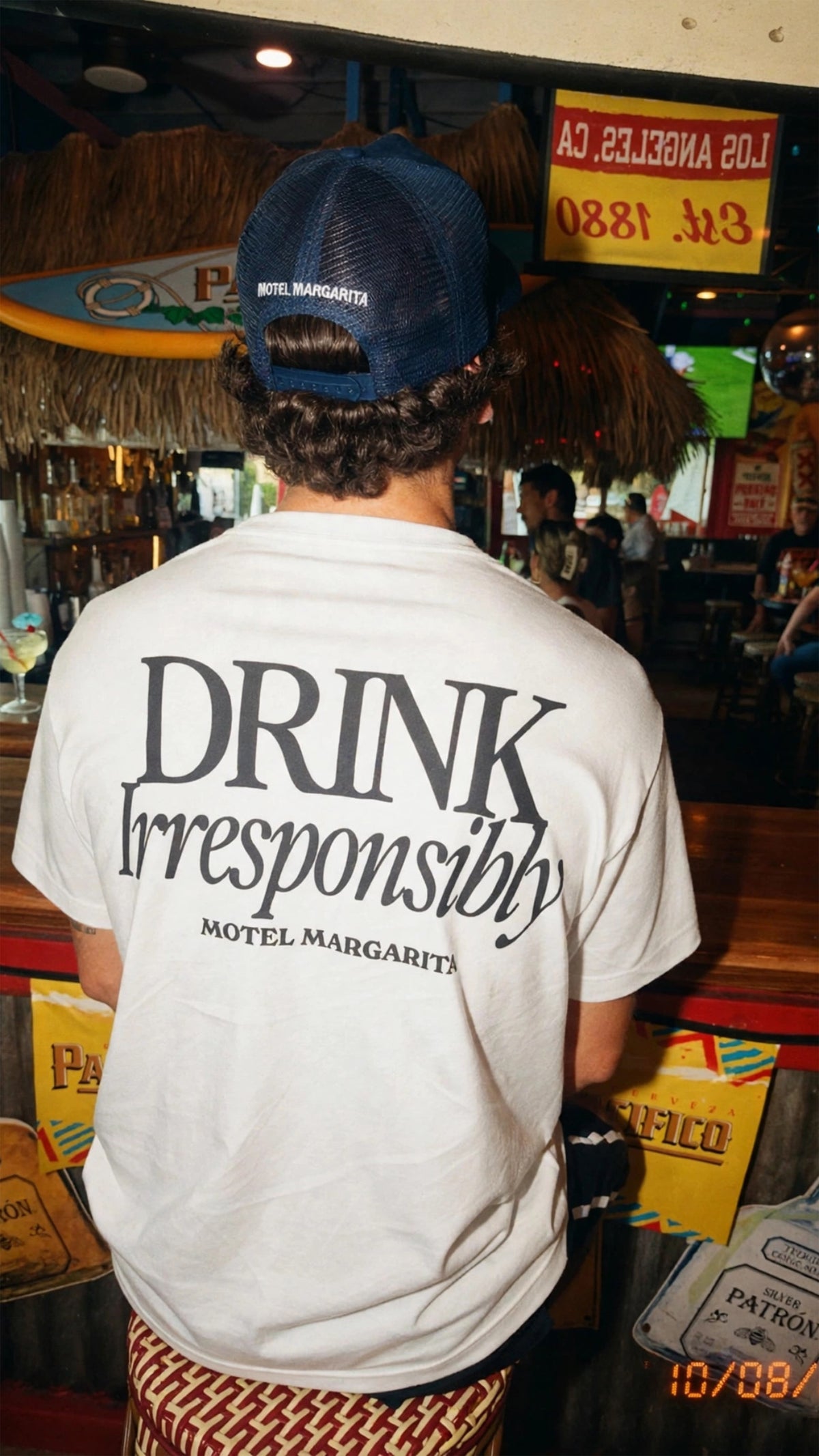 Drink Irresponsibly Tee - White