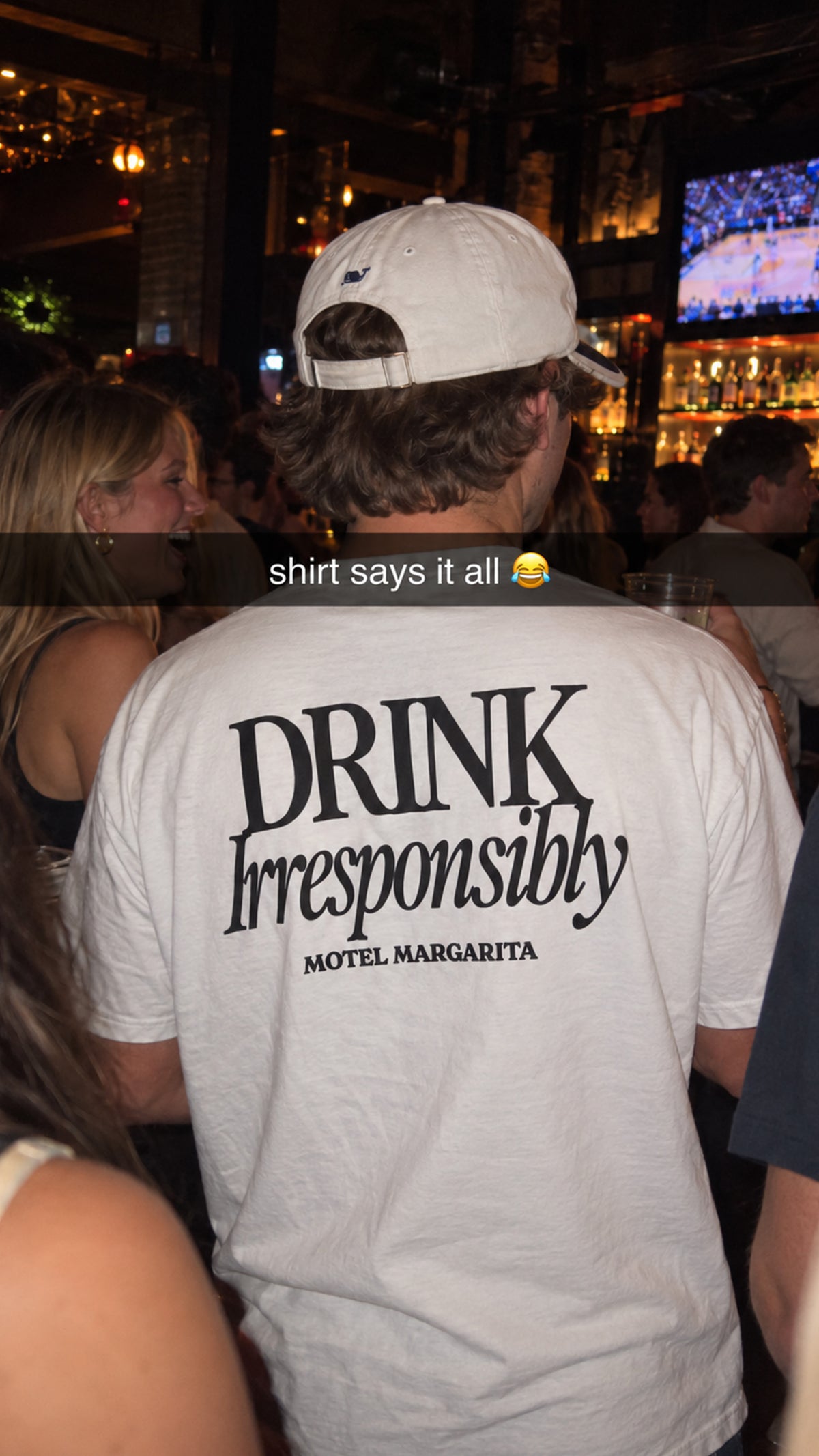 Drink Irresponsibly Tee - White