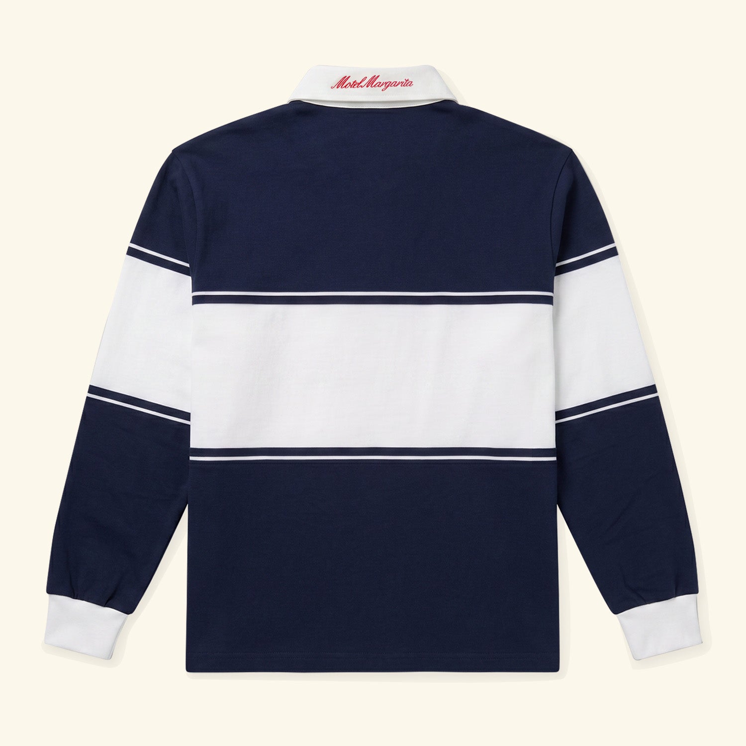 Harbor L/S Rugby - Navy/White