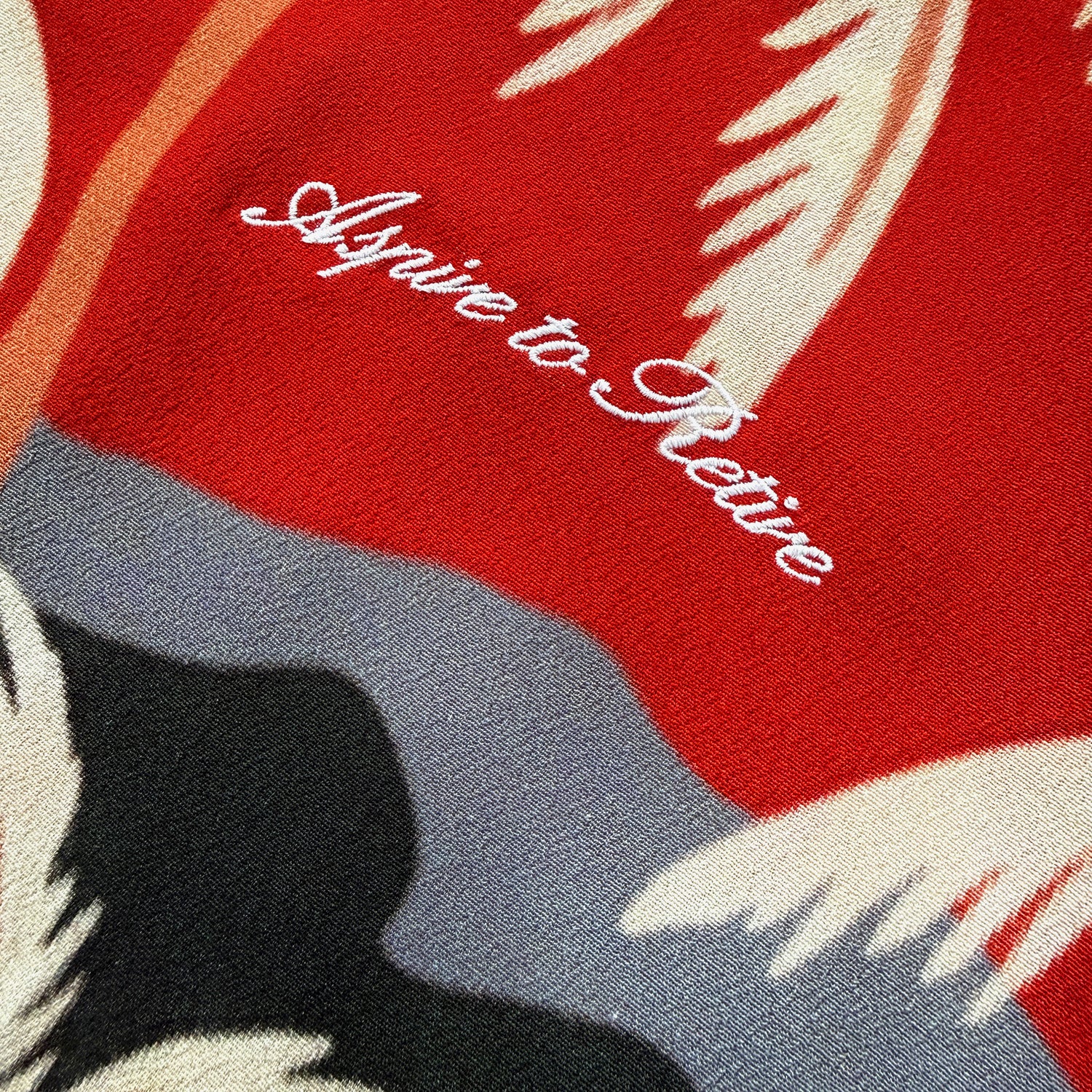 Island S/S Button Up - Crimson