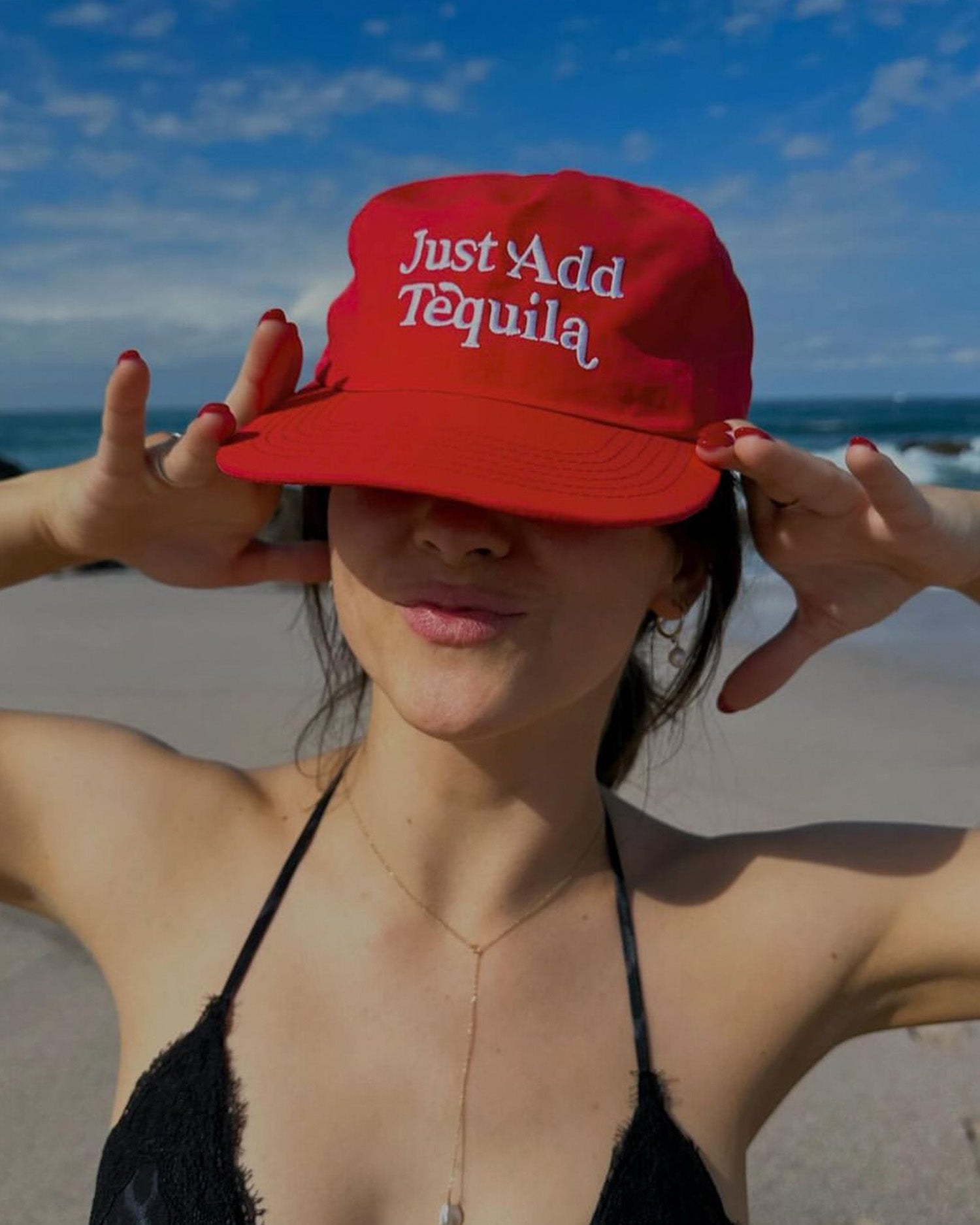 Just Add Tequila Snapback - Red