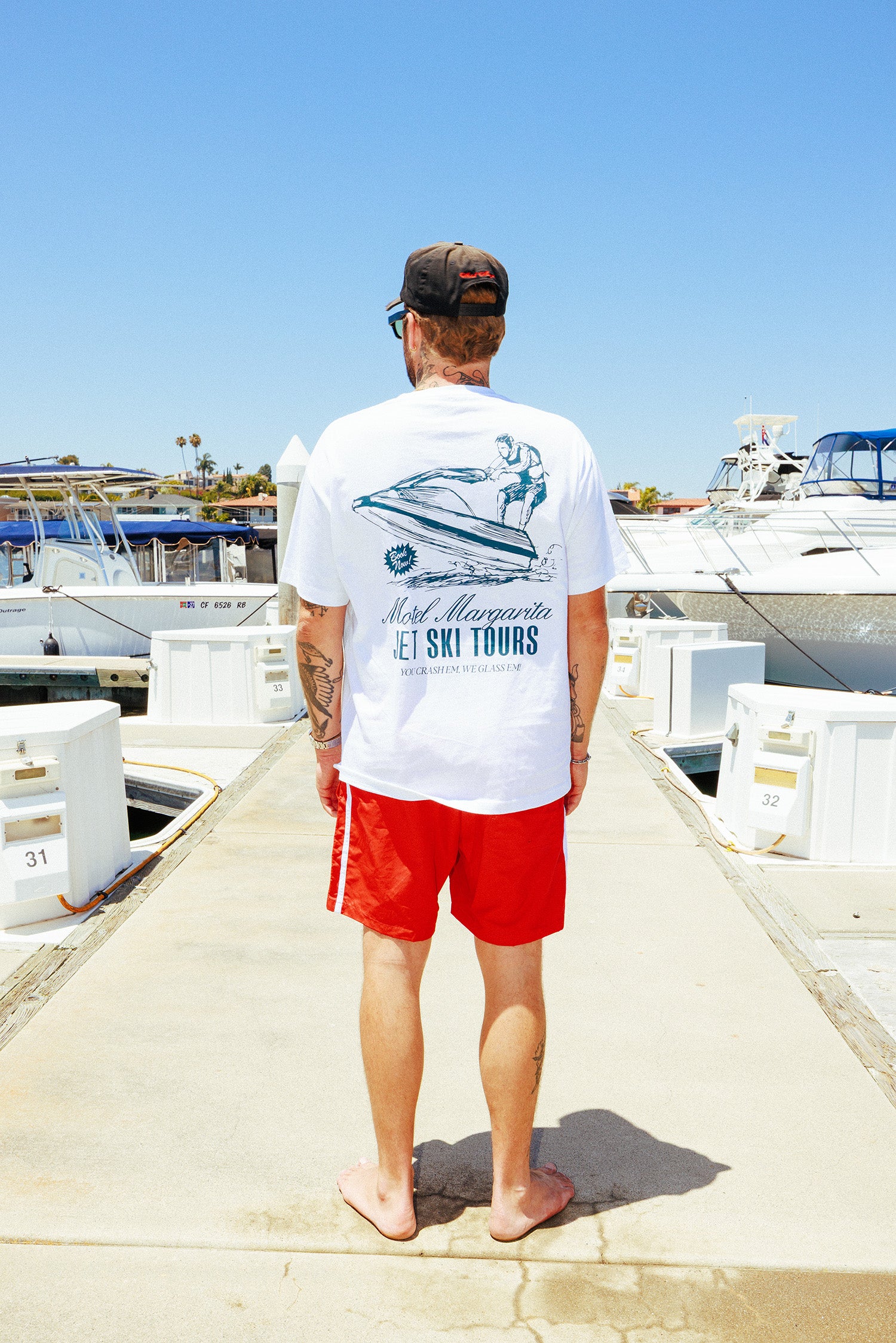 Jet Ski Tours Tee - White