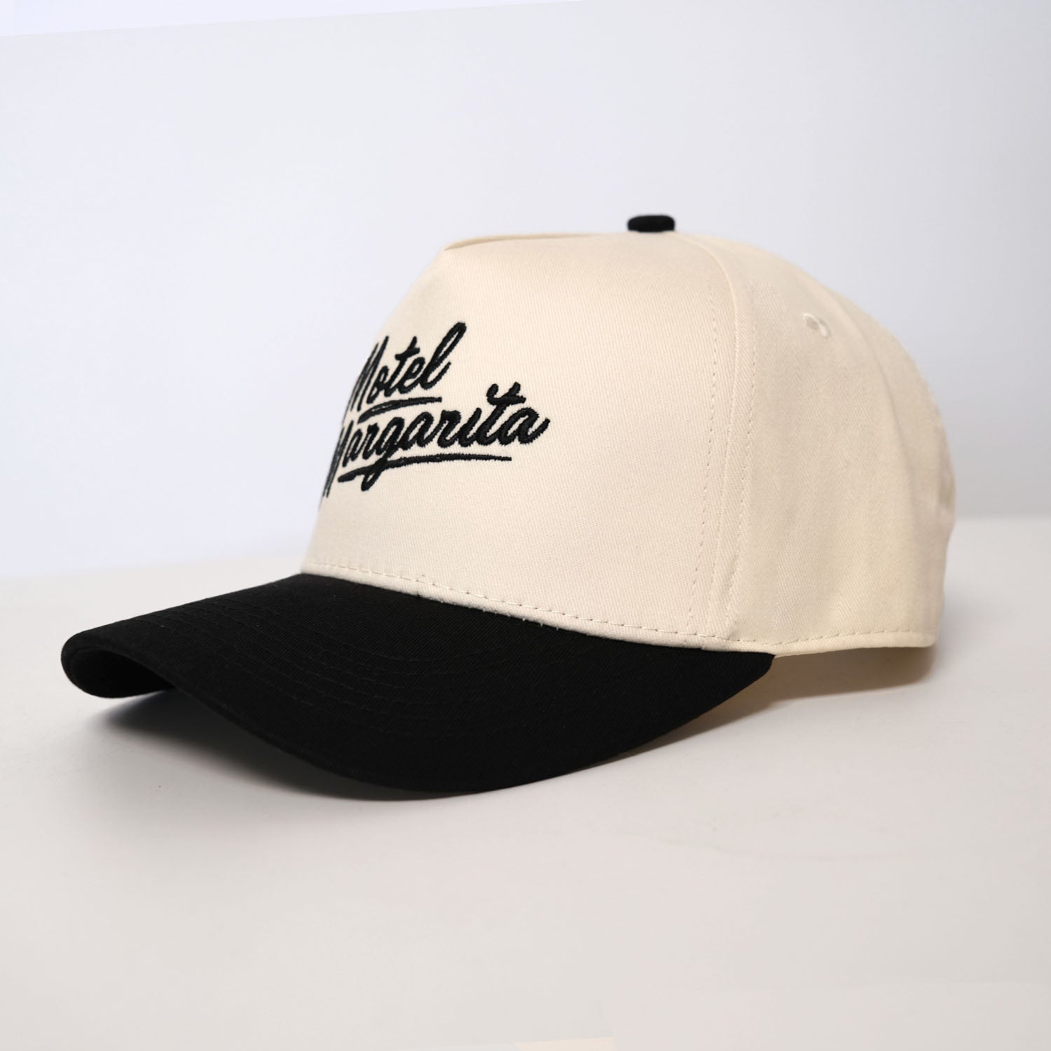 Logo Hat - Bone & Black