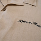 Mallorca Linen Button Up - Bone