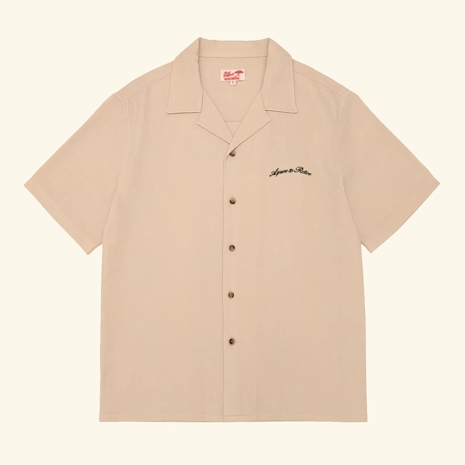 Mallorca Linen Button Up - Bone