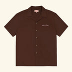 Mallorca Linen Button Up - Espresso