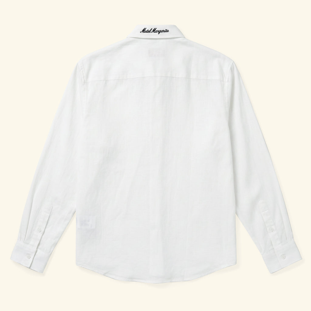 Montauk L/S Button Up - White