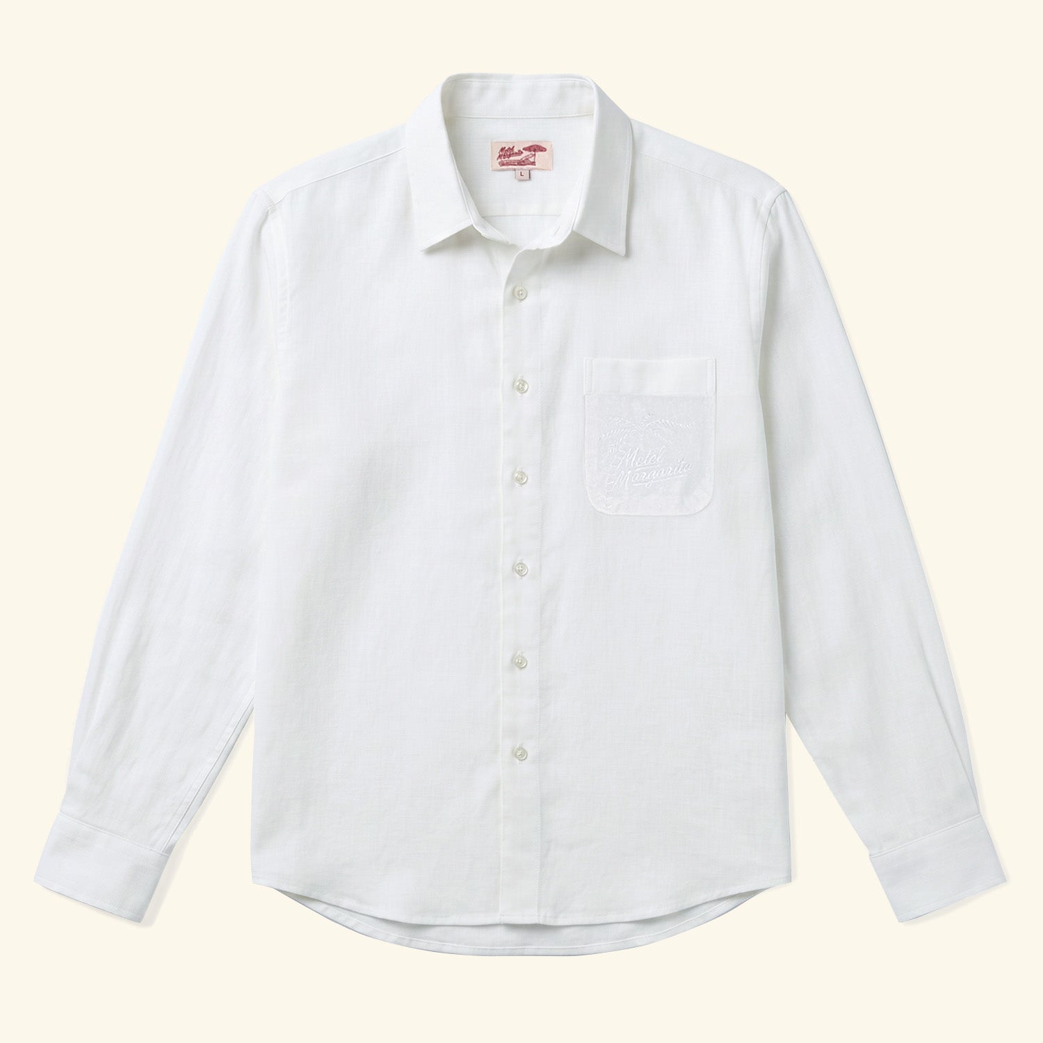 Montauk L/S Button Up - White