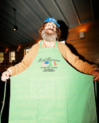 Motel Marinara Apron - Green/White (Motel Margarita x Jon & Vinny's)