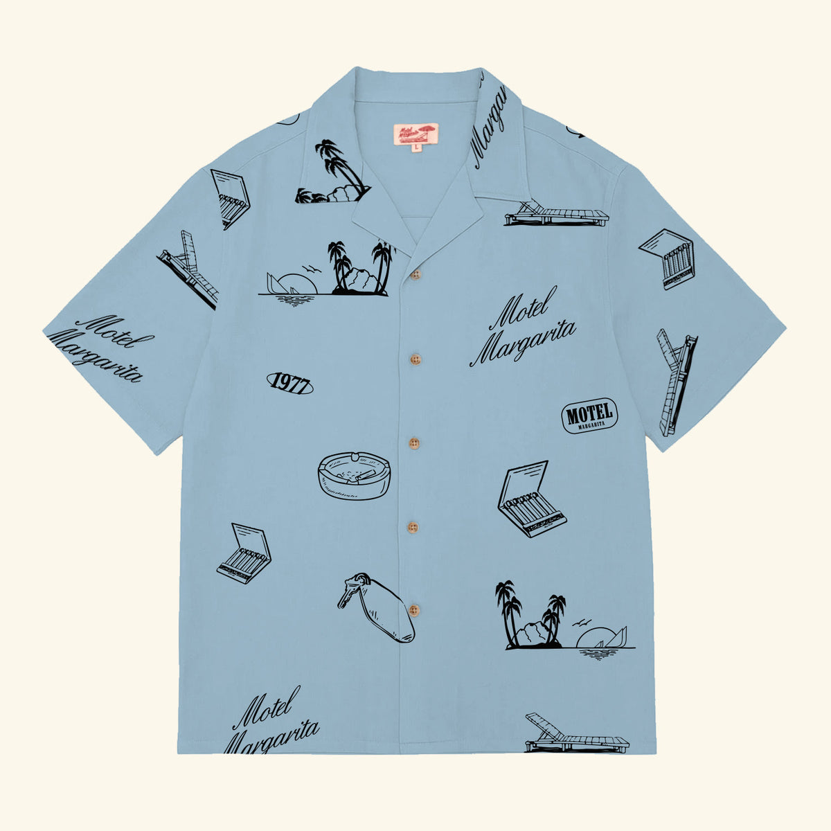 No Vacancy Button Up - Denim