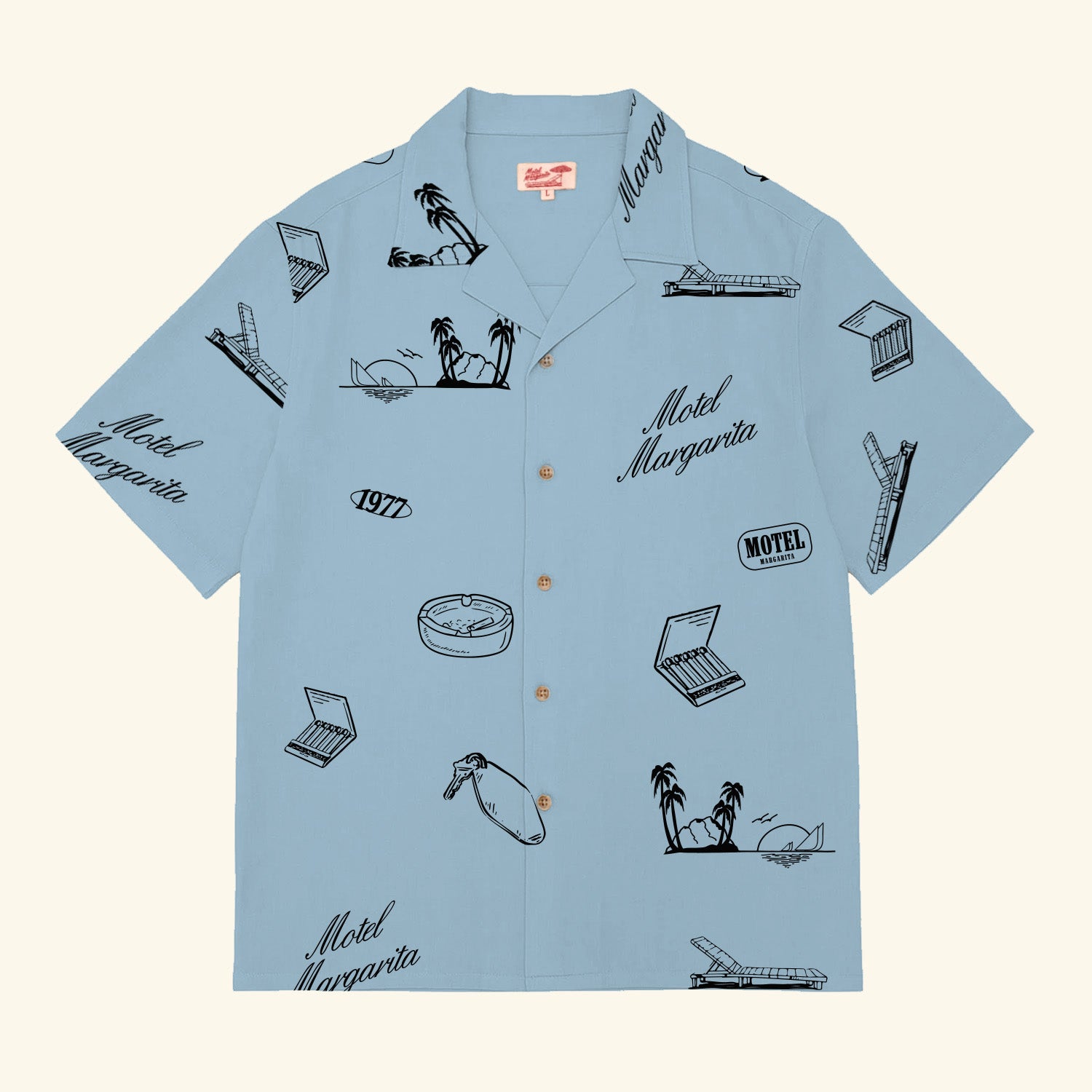 No Vacancy Button Up - Denim