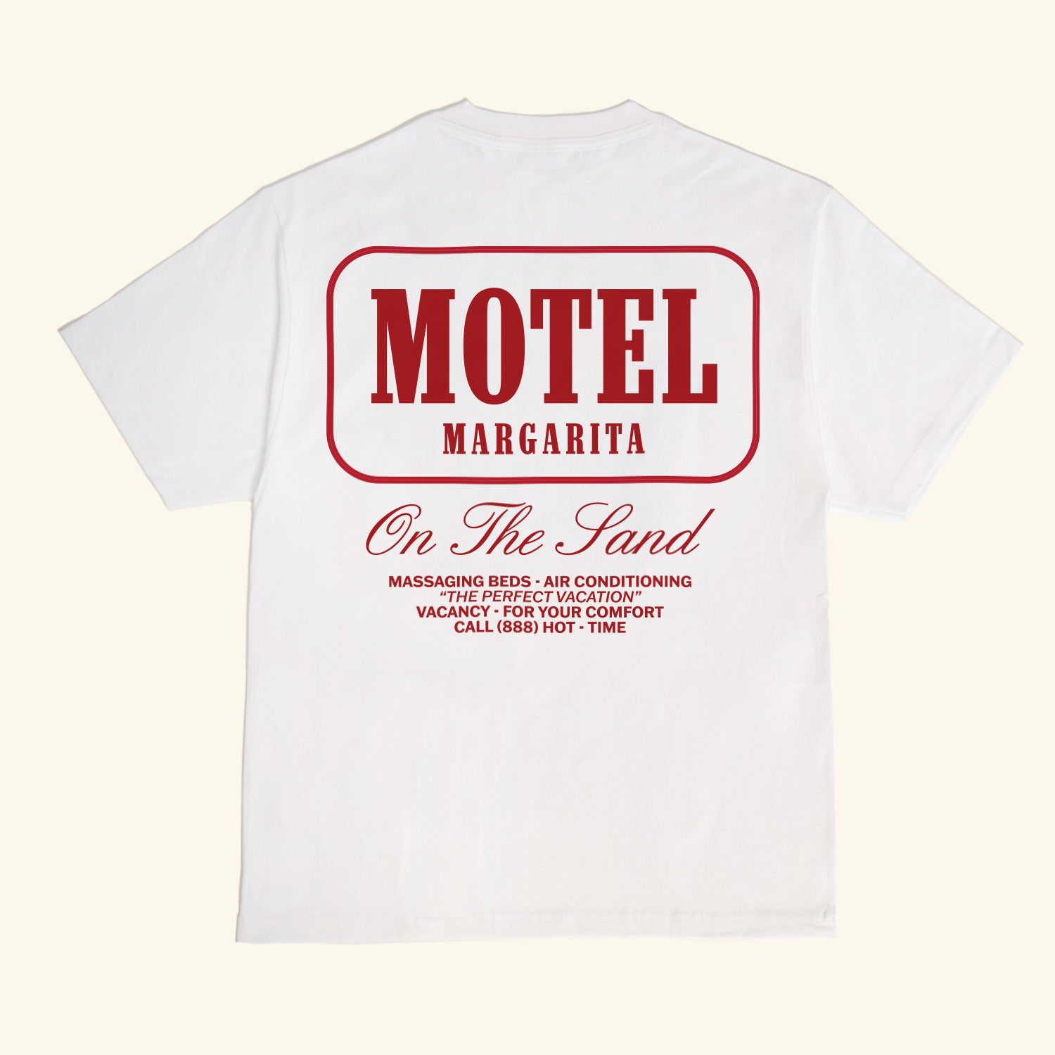 On The Sand Tee - White