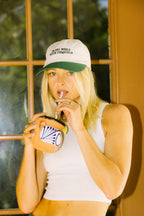 Pairs Well Dad Hat - Bone/Forest