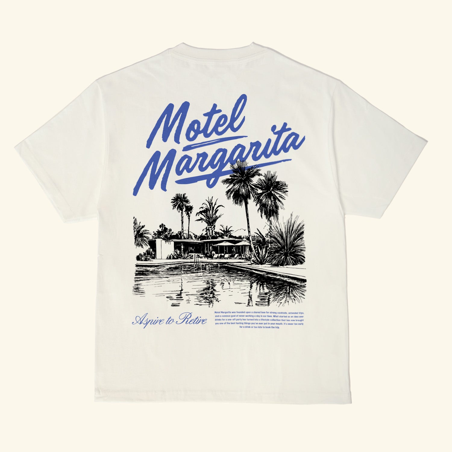 Poolside Tee - Bone