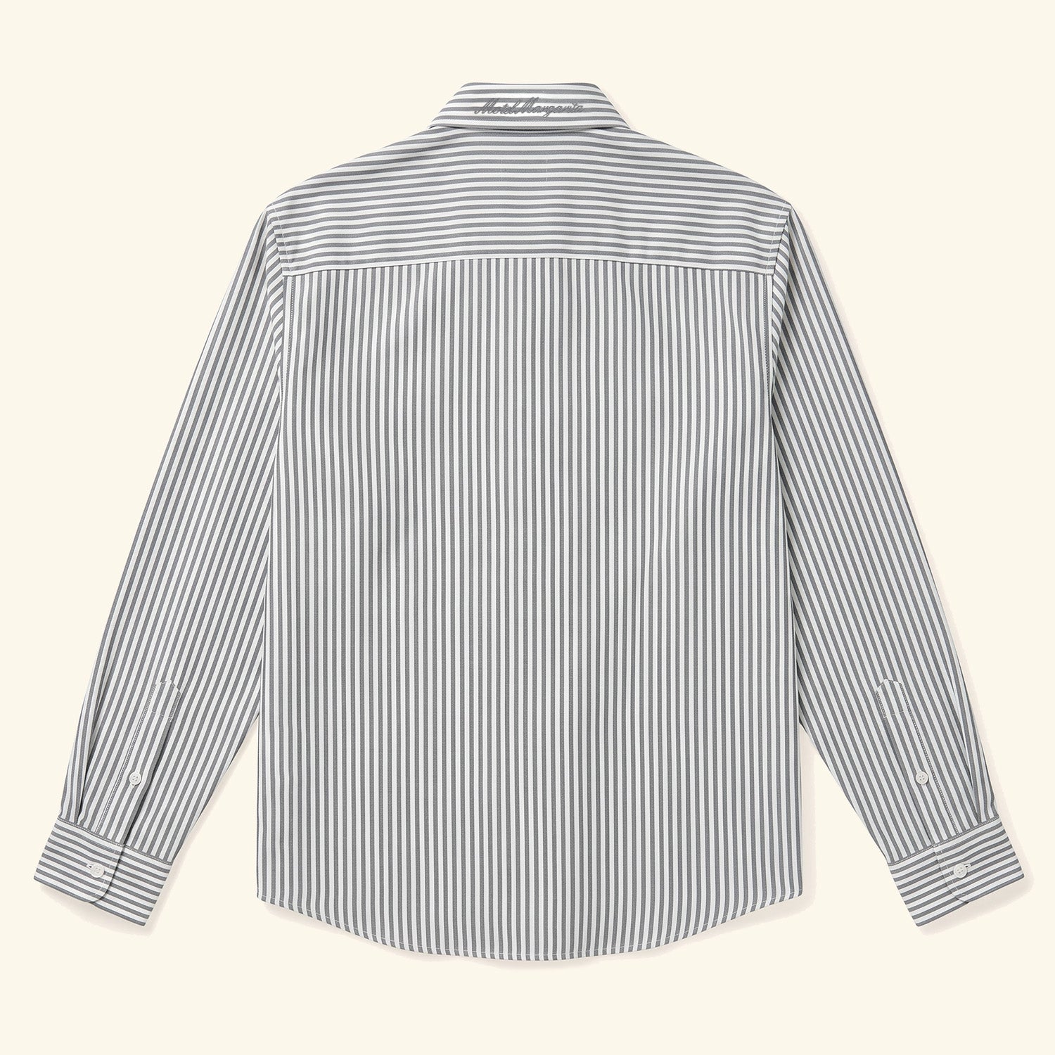 Puerto L/S Button Up - White/Stone