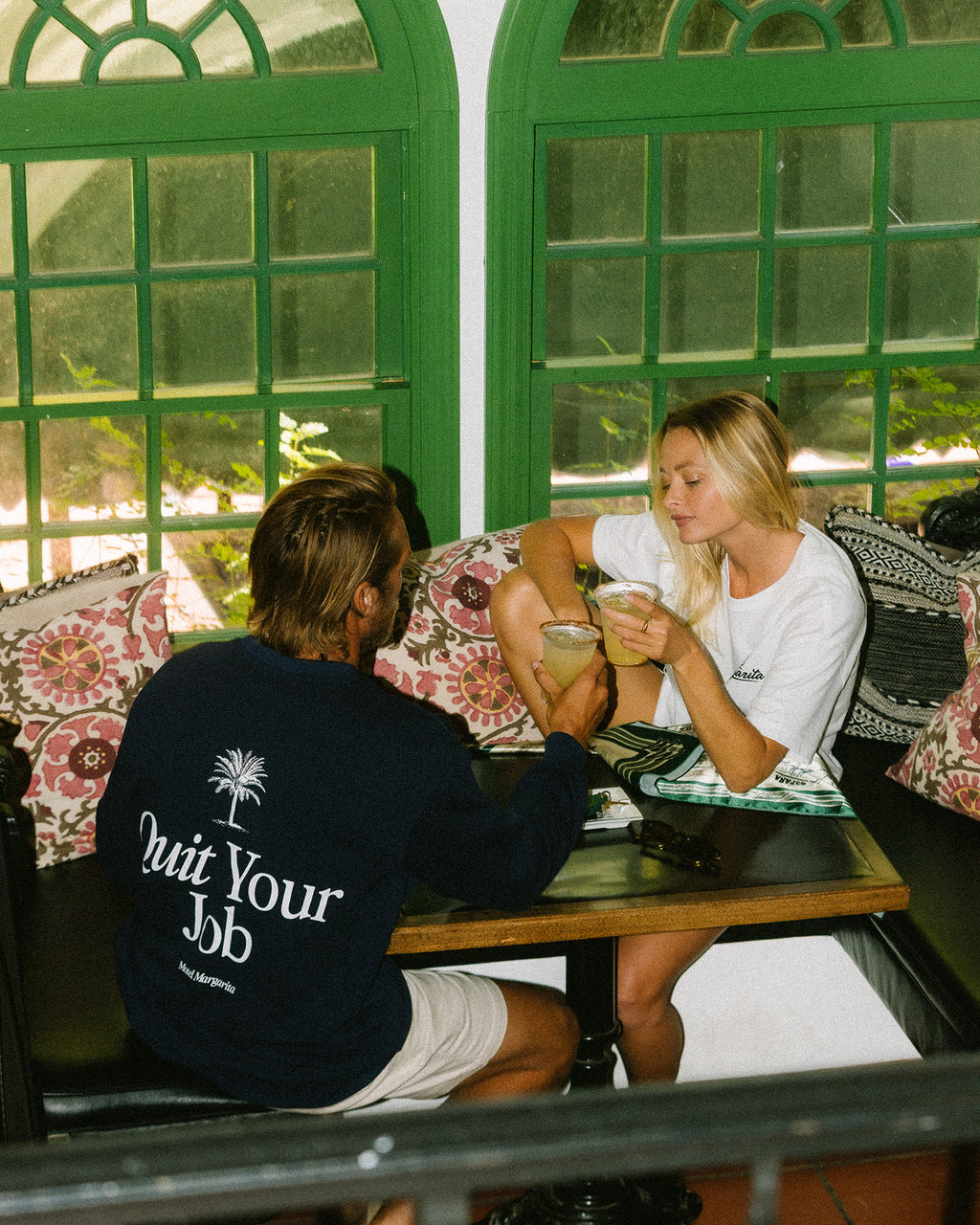 Quit Your Job Crewneck - Navy