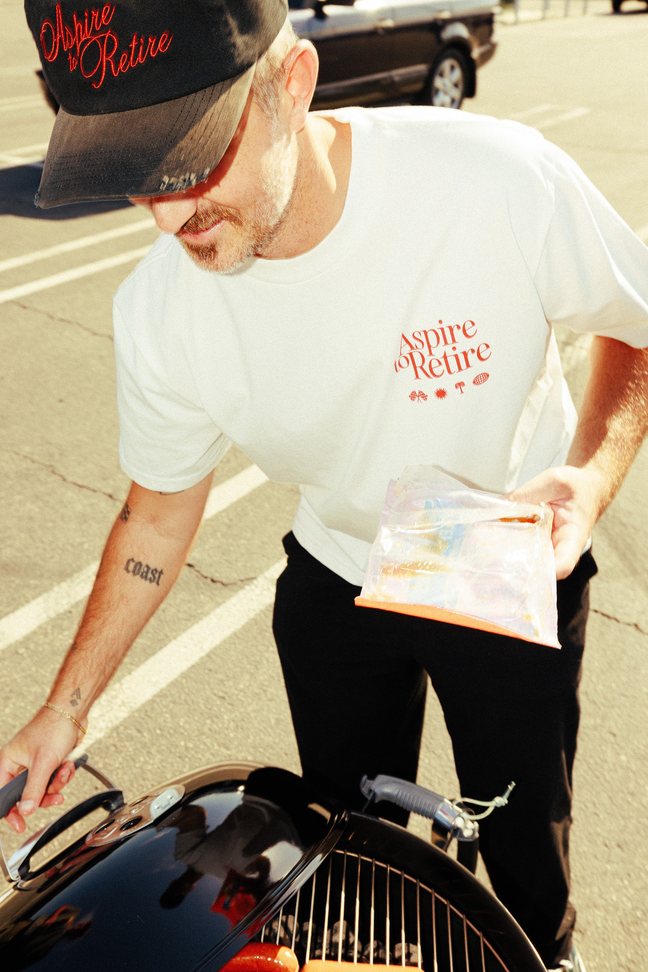 Racing Division Tee - White