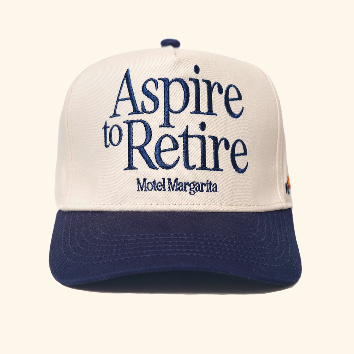 Aspire Regatta Hat - Bone/Navy