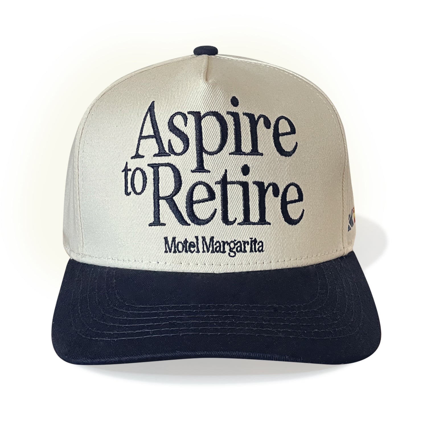 Aspire Regatta Hat - Bone/Navy